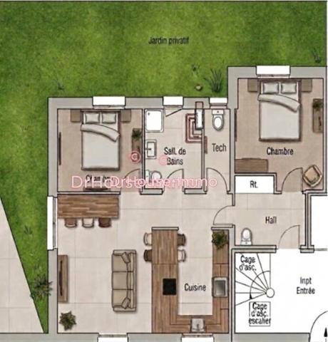 Appartement à vendre 3 pièces de 68 m²