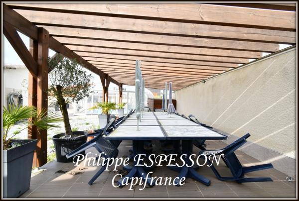 MAISON DE PLAIN-PIED 88 m² + PISCINE CHAUFFEE – MARMANDE – EMPLACEMENT IDEAL !
