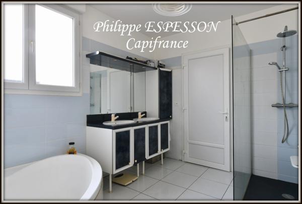 MAISON DE PLAIN-PIED 88 m² + PISCINE CHAUFFEE – MARMANDE – EMPLACEMENT IDEAL !