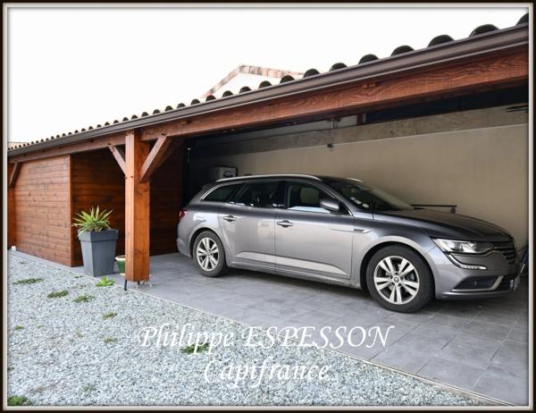 MAISON DE PLAIN-PIED 88 m² + PISCINE CHAUFFEE – MARMANDE – EMPLACEMENT IDEAL !