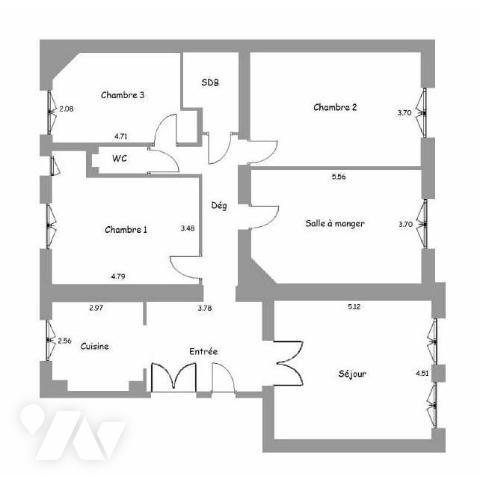 NEUILLY SUR SEINE - QUARTIER LONGCHAMP - 5 PIECES 127 m²