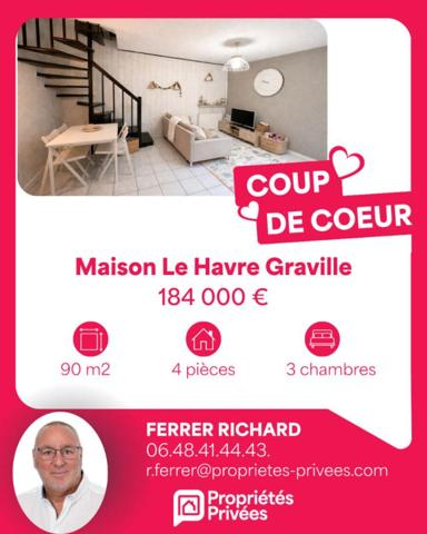 Maison Le Havre  Graville 4 pièces 90 m2