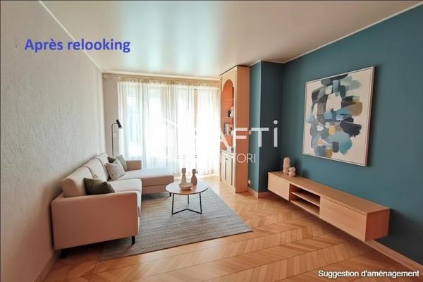 Maison de ville, 4 chambres, bureau, garage, courette