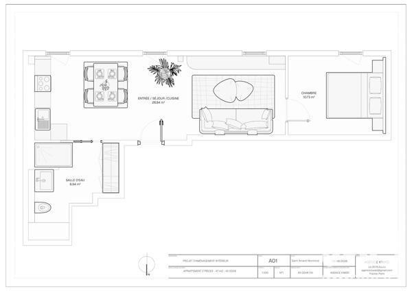 Appartement à vendre 2 pièces 47,12 m² Saint-Amand-Montrond