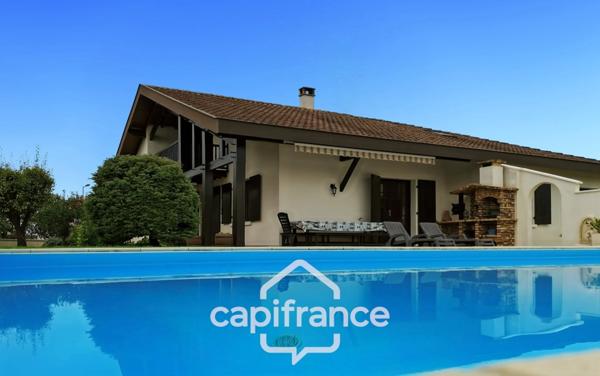 MAISON 4 CHAMBRES AVEC PISCINE – DEPENDANCES – 1 604 m² DE TERRAIN CLOS