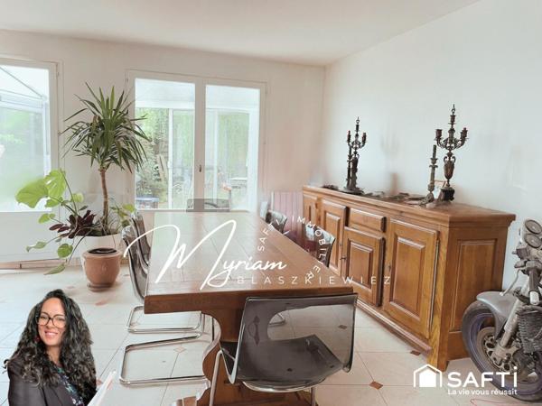 Maison familiale lumineuse avec jardin intimiste