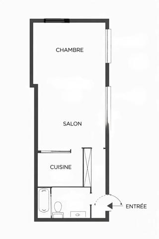 Appartement Studio à vendre  1 pièce - 28,53 m2 PARIS - 75005