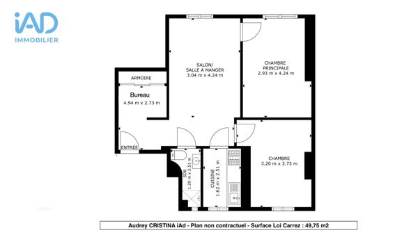 Appartement à vendre 3 pièces 50 m² Vincennes