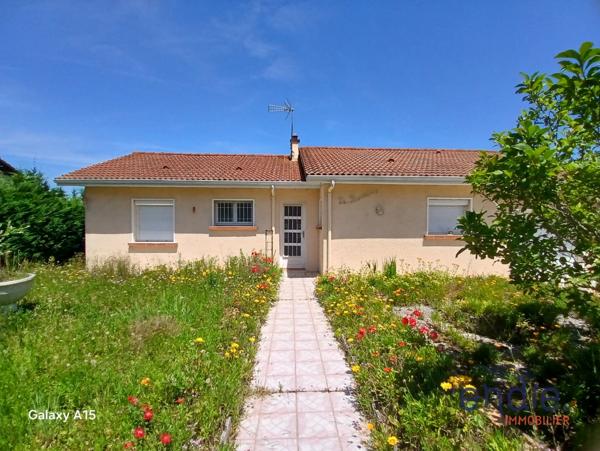 maison de 3 pièces (117 m²) avec garage intégré à HAGETMAU (40700)