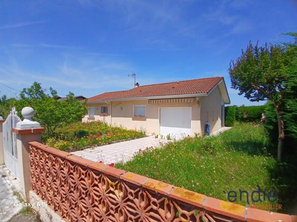 maison de 3 pièces (117 m²) avec garage intégré à HAGETMAU (40700)