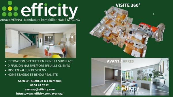 Appartement 5 pièces - 107 m² Exclusivité efficity