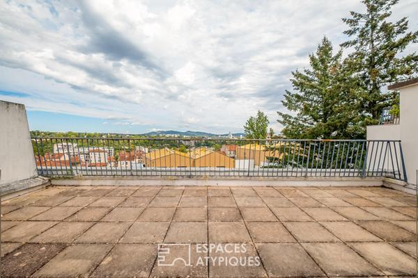 Duplex avec terrasse proche de l’Horloge de Tassin