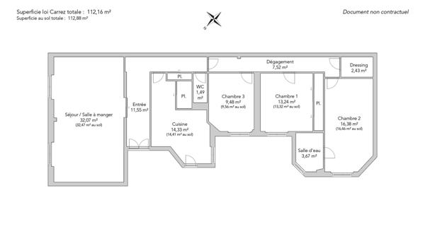 Appartement Paris 7e - CHAMP DE MARS