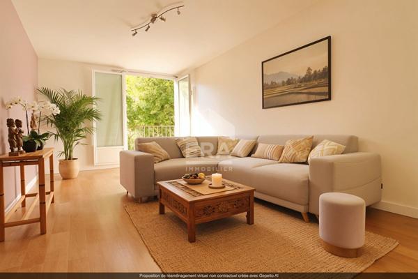 Appartement à vendre Marseille 3 pièces lumineux traversant calme loggia balcon sans travaux  stationenment facile