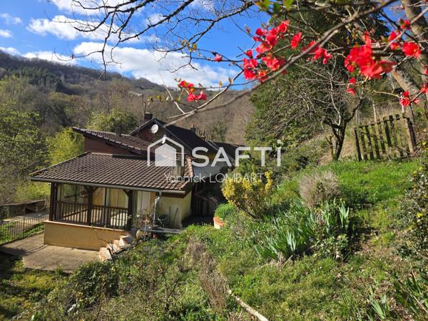 Maison 3 chambres, 2ha65 de terrain boisé