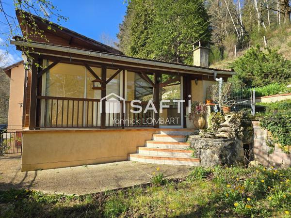 Maison 3 chambres, 2ha65 de terrain boisé