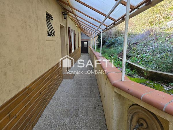 Maison 3 chambres, 2ha65 de terrain boisé