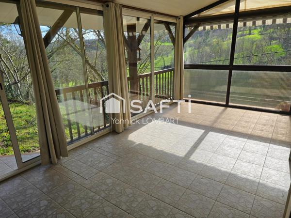 Maison 3 chambres, 2ha65 de terrain boisé
