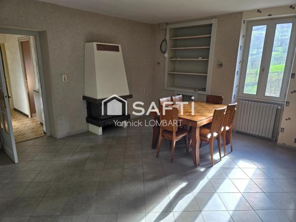 Maison 3 chambres, 2ha65 de terrain boisé