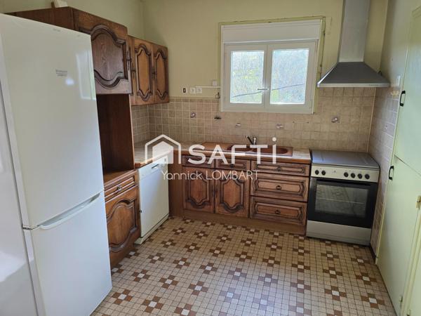 Maison 3 chambres, 2ha65 de terrain boisé