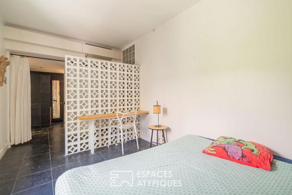 Riad contemporain avec patio et piscine au coeur de Saint-Victor