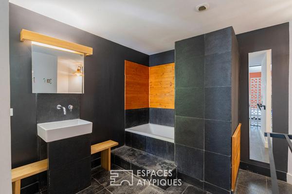 Riad contemporain avec patio et piscine au coeur de Saint-Victor