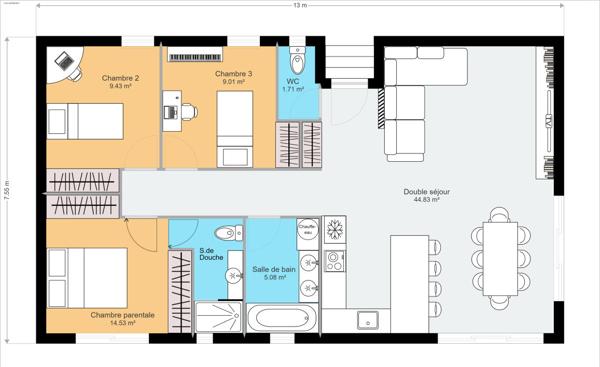 Terrain à Marseillette avec vue dégagée