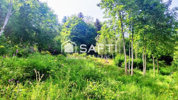 Rare, ce superbe terrain à bâtir, enclos, au calme avec sa vue dégagée panoramique sur la vallée et les massifs