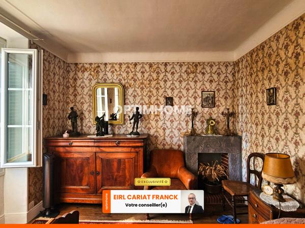 MAISON EN PIERRE DE 60 M², SUR 1629 M² DE TERRAIN AVEC DÉPENDANCES