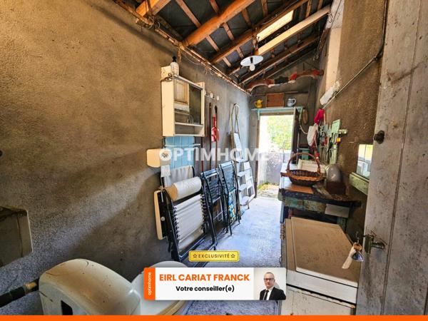 MAISON EN PIERRE DE 60 M², SUR 1629 M² DE TERRAIN AVEC DÉPENDANCES