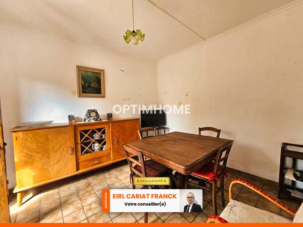 MAISON EN PIERRE DE 60 M², SUR 1629 M² DE TERRAIN AVEC DÉPENDANCES