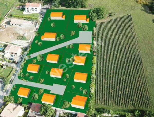 A vendre terrain viabilisé de 574 m² à la vue exceptionnelle à Sisteron