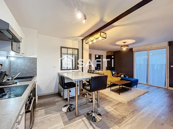 Appartement T2 54m² dans résidence au calme