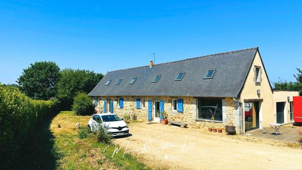 LONGÈRE EN PIERRE ÉVOLUTIVE – 2 LOGEMENTS RÉUNISSABLES – À 5 MINUTES DE LANNION