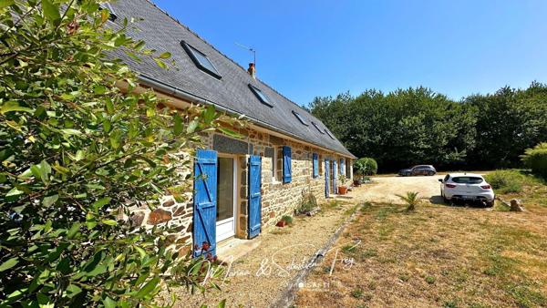 LONGÈRE EN PIERRE ÉVOLUTIVE – 2 LOGEMENTS RÉUNISSABLES – À 5 MINUTES DE LANNION