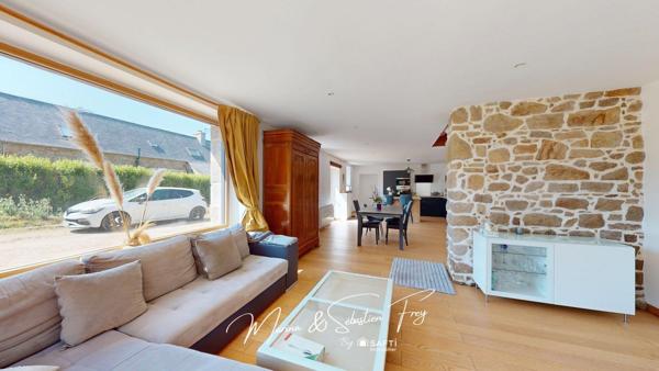 LONGÈRE EN PIERRE ÉVOLUTIVE – 2 LOGEMENTS RÉUNISSABLES – À 5 MINUTES DE LANNION