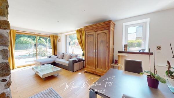 LONGÈRE EN PIERRE ÉVOLUTIVE – 2 LOGEMENTS RÉUNISSABLES – À 5 MINUTES DE LANNION