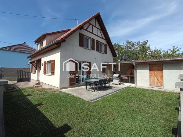 Maison familiale de 107 m² habitables avec jardin et garage