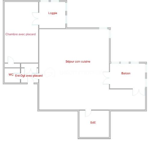Appartement de 43,08 m²