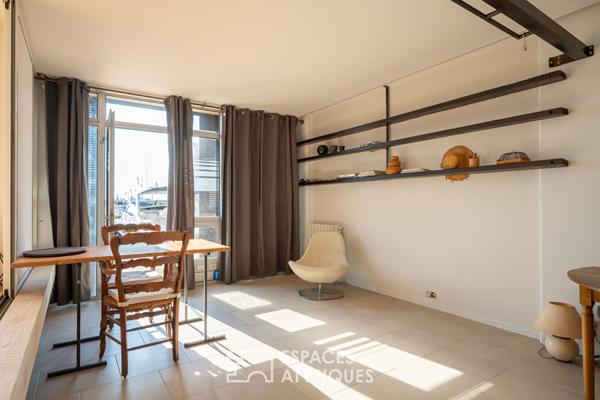 Appartement sur l’eau comme un bateau