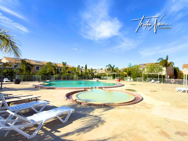 Maison T2 34 m2 en résidence avec piscine - Latour Bas Elne
