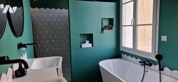 Saint Malo - Rochebonne - Maison (1925) (173m²) rénovée - 5 chambres - Bureau - Jardin clos (Ouest)