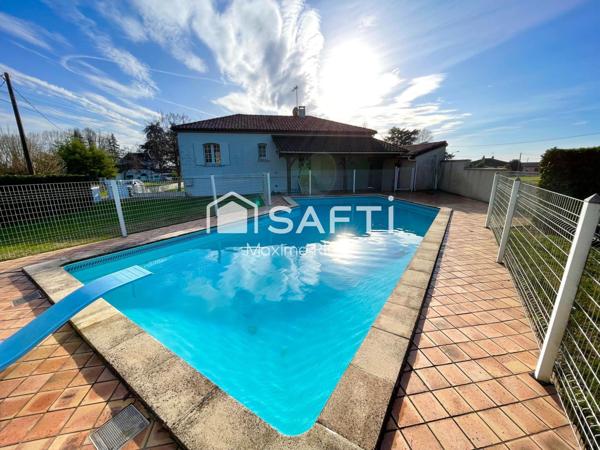 Maison 5 pièces 108m² avec piscine