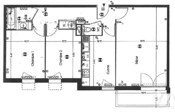En exlusivité - T3 avec balcon et garage - Quartier Saint-Paul