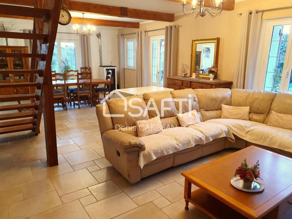 Maison 5 pièces+ 2 gîtes + piscine et garage