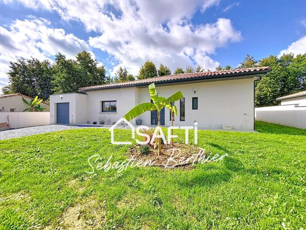 VILLA CONTEMPORAINE DE 2022 – 180 m² – CALME ET CONVIVIALITÉ À 25 MINUTES DE TOULOUSE