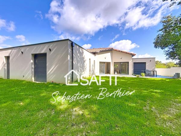 VILLA CONTEMPORAINE DE 2022 – 180 m² – CALME ET CONVIVIALITÉ À 25 MINUTES DE TOULOUSE