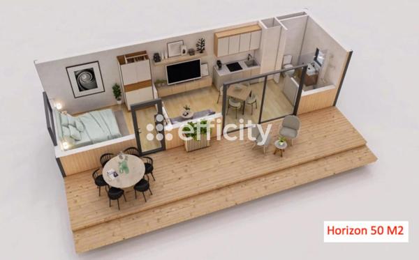 Maison 1 pièce - 15 m²