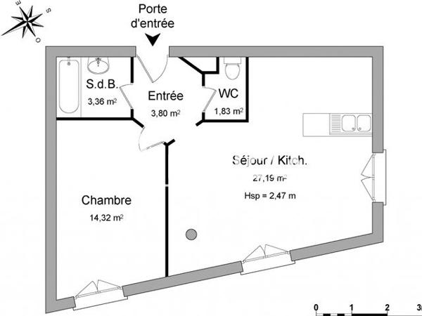 Location Appartement 2 pièces 50.5 m² - RESIDENCE LE TILLEUL Saint Avold 57500