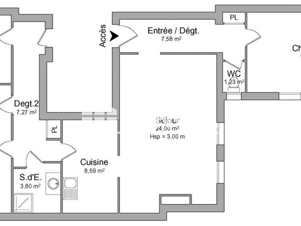 Location Appartement 4 pièces 120.06 m² - 73 RUE NOTRE DAME Bordeaux 33000